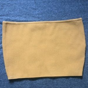 La Hearts Bandeau Tube Crop Top